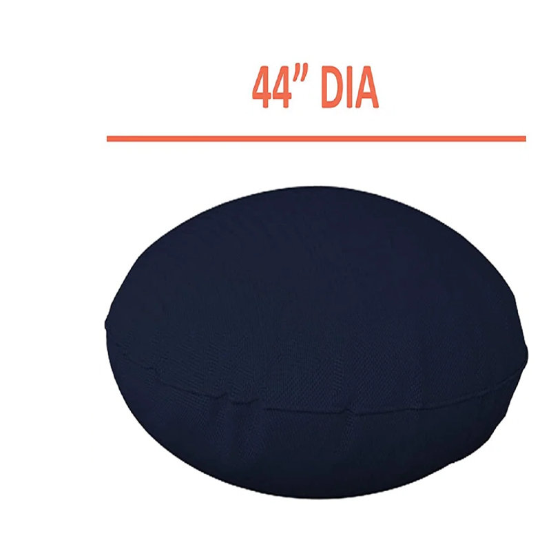 Slipcover, Navy Blue Polyester, 111.8cm H x 111.8cm W x 12.7cm D