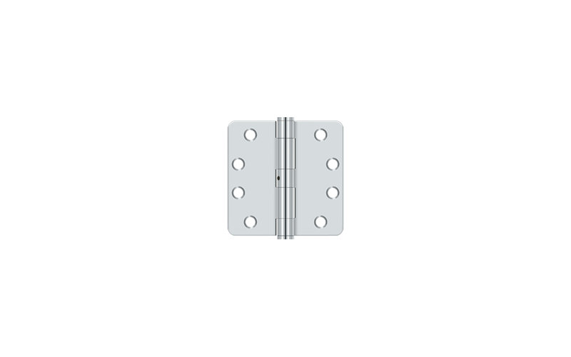 Steel Butt Bearing Hinge, Polished Chrome