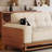 Log - style Corduroy Straight - layout Sofa-111987319