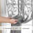 Furman Sheer Curtains 84 Inches Long 2 Panels Set, Light Filtering Window Curtains, Semi Transparent Voile Top Dual Rod Pocket, Grey, 40Wx84l Inch