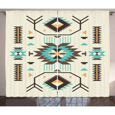 Semi Sheer Curtain Pair