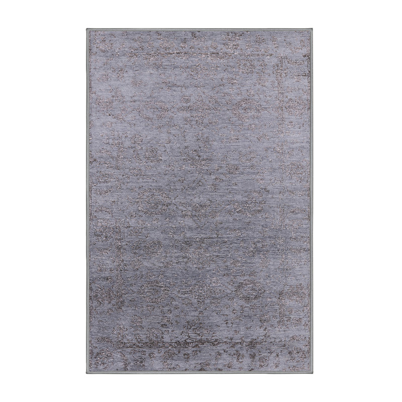 Tapis gris Shaunda, Rectangle 5 pi x 8 pi