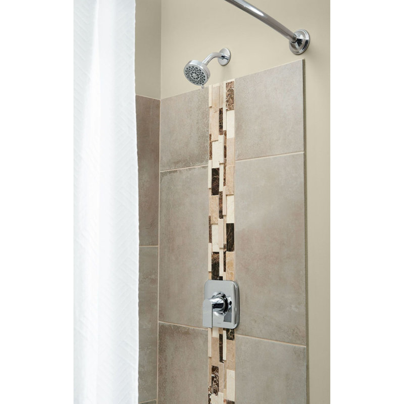 Moen Genta LX Posi-Temp Pressure Balancing Eco-Performance Modern Shower Only Trim, Valve Required, Chrome