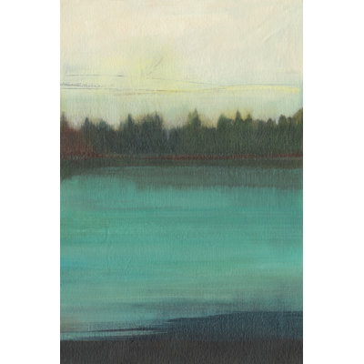 Teal Lake View II by Jodi Fuchs - Wrapped Canvas Art Prints