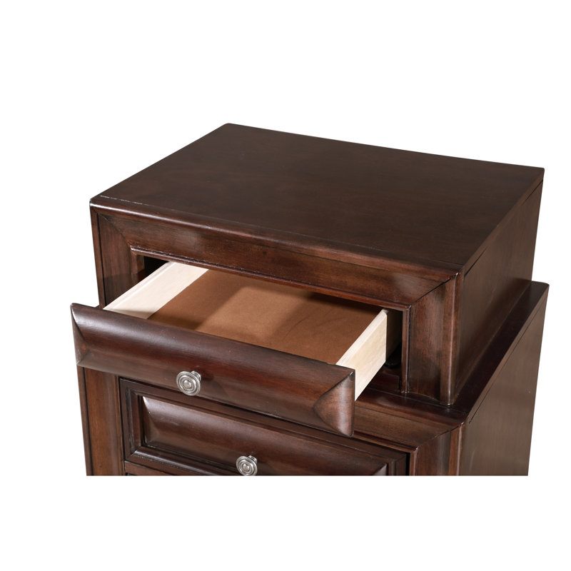 Charline 24'' W Nightstand, Cappuccino