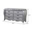 Commode à 6 tiroirs l 69,6 po Kirstey