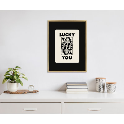 Lucky You by Honey Island Studio Framed Canvas Wall Art Print