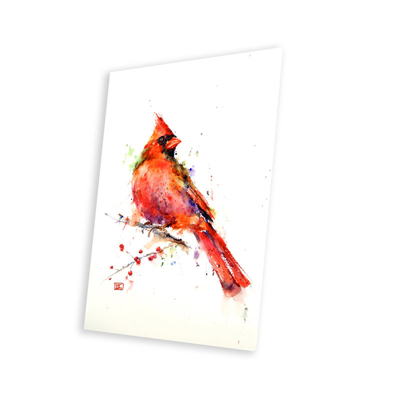 " Red Bird " Graphic Art Print