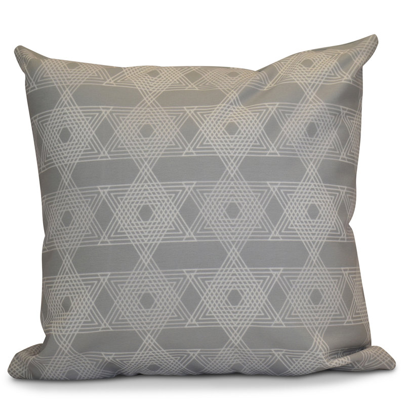 Housse et insert de coussin extérieur d'extérieur, Gris, 26 po x 26 po