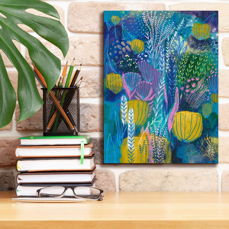 «Sea Life» par Corina Capri, impression sur toile, L 12 po x H 16 po