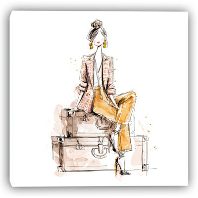 Art mural moderne sur toile tendue Muse