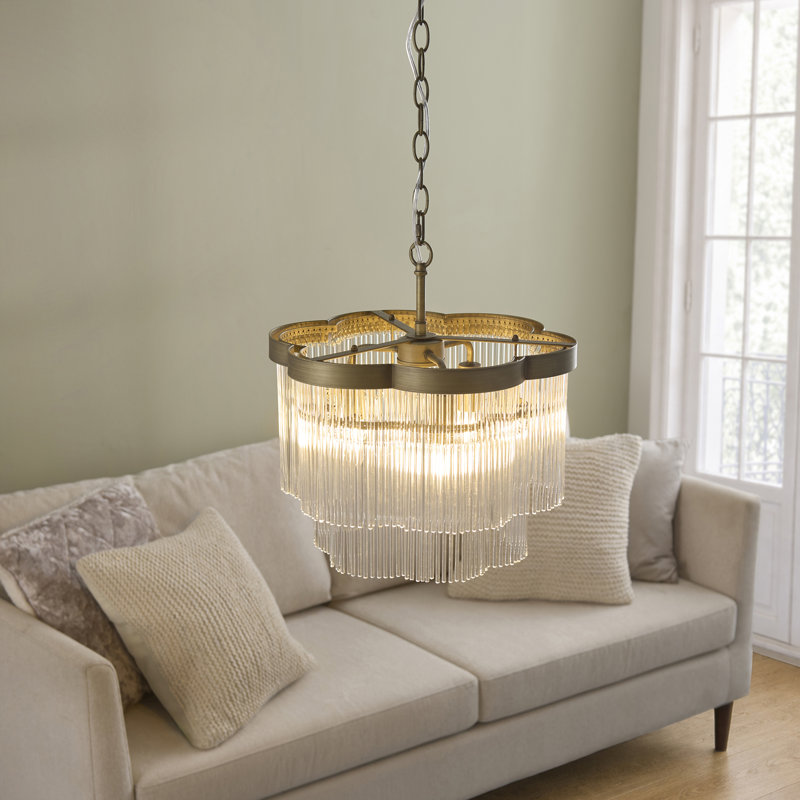Cecile 3 - Light Unique/ Statement Chandelier, 3
