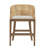 Handcrafted Rattan Counter Stool 25" H