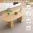 Oval Double Pedestal Kitchen Table Sets-285534586-285534584-291553871