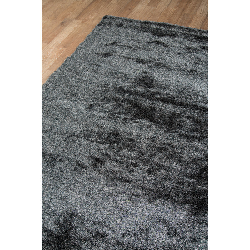 Tapis carbone touffeté à la main Ciera, Rond 4 pi