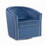 Fauteuil pivotant bleu Kendall-426245558