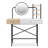 40" Makeup Vanity Desk with 3-Mode Lighted Mirror and Wireless Charging Station-416652915