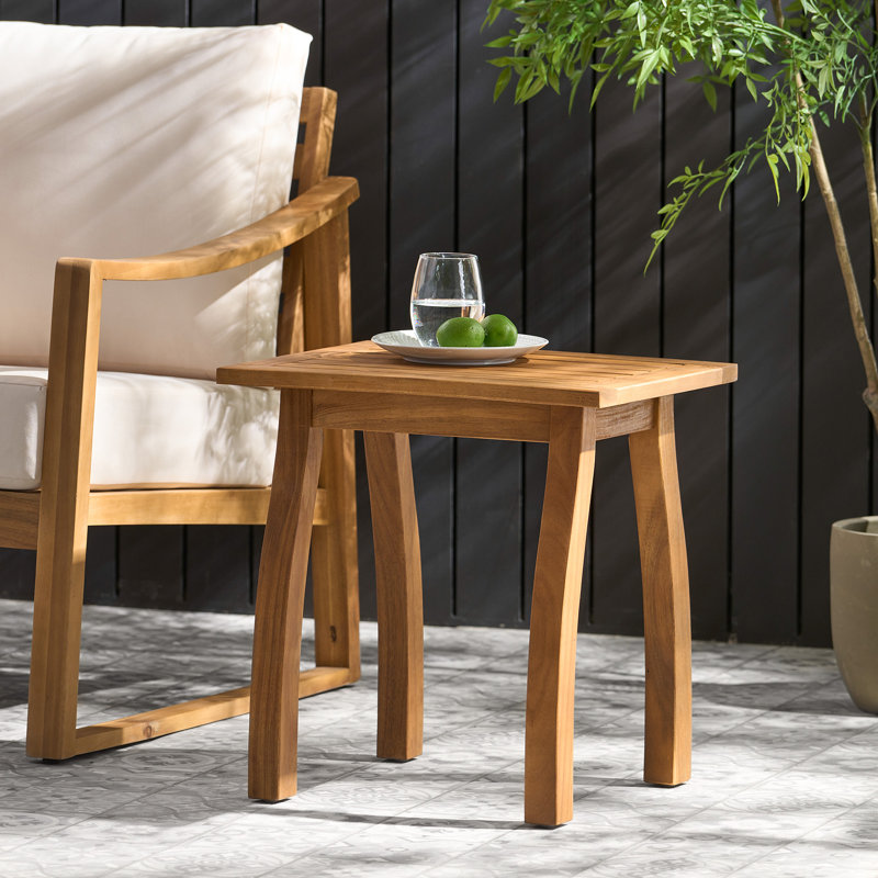 Table de bout en bois, Naturel