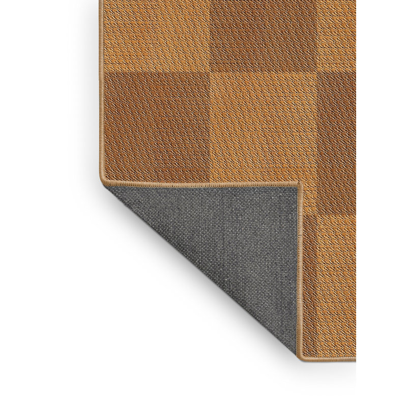 Tapis de zone brun à motif, Rectangle 2 pi x 3 pi