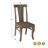Josiane Solid Wood Top Double Pedestal Base Dining Set-2010445117-1971729031