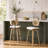 26" Upholstered Counter Height Swivel Bar Stools-125578921