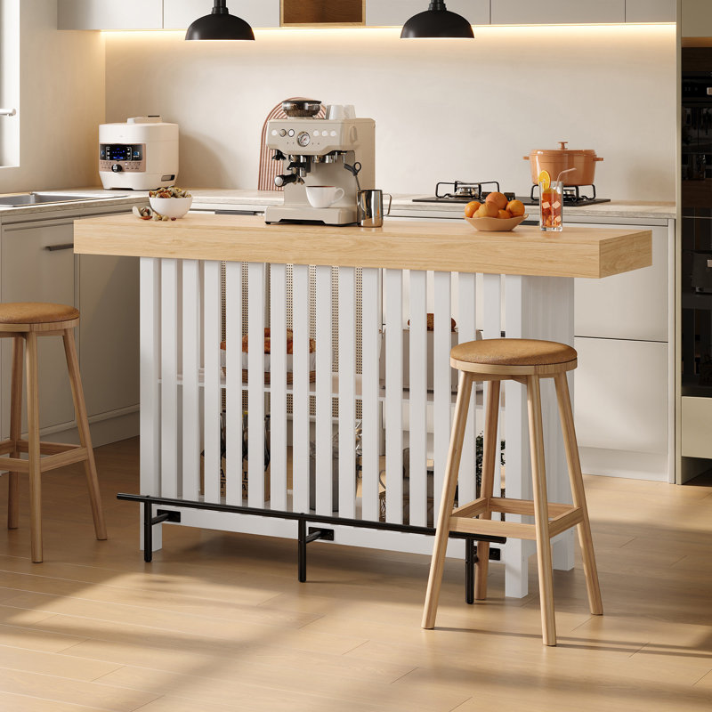 160 cm Home Bar Cabinet, White