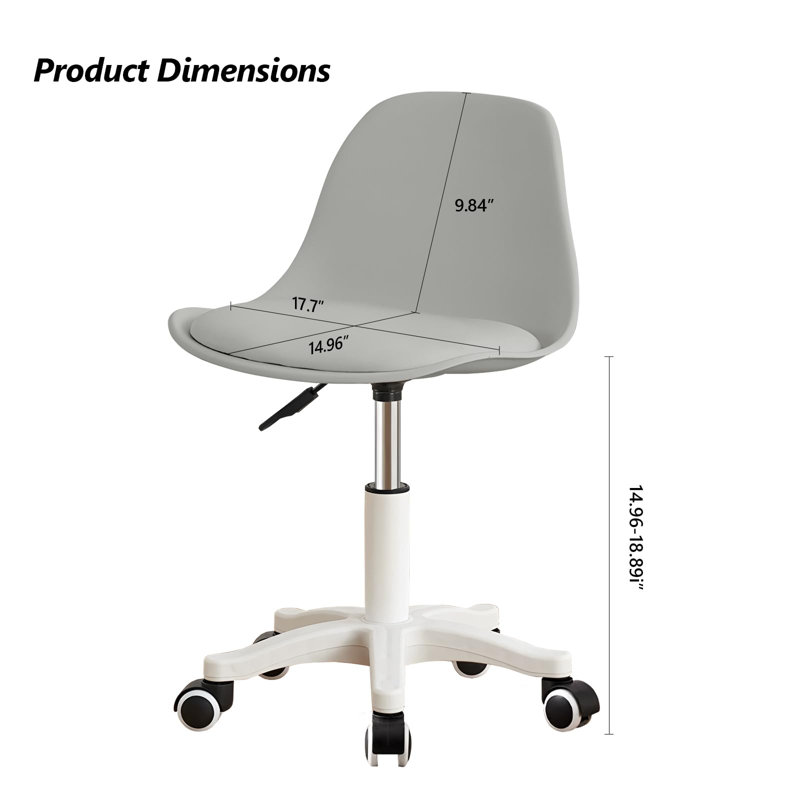 Blue Elephant Task Chair, Grey