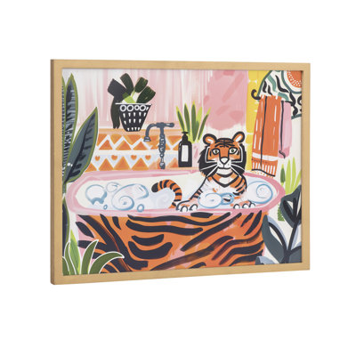 Art mural mignon avec salle de bain