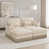 Beige+2seat+2Ottomans
