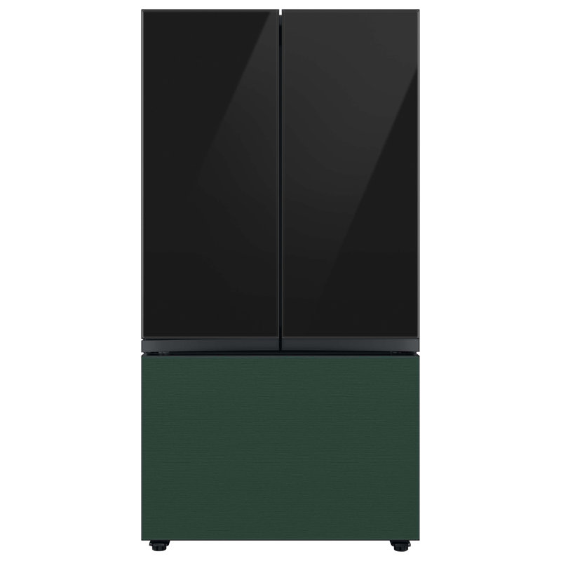 Samsung 24 cu. ft. Smart Bespoke 3-Door French-Door Refrigerator with Customizable Panel Colors and AutoFill Water Pitcher in Custom Panel-Ready
