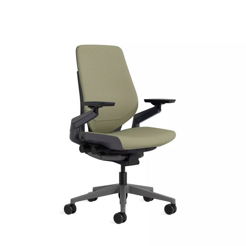 Steelcase Gesture Task Chair, Olivine, Dark, Carpet