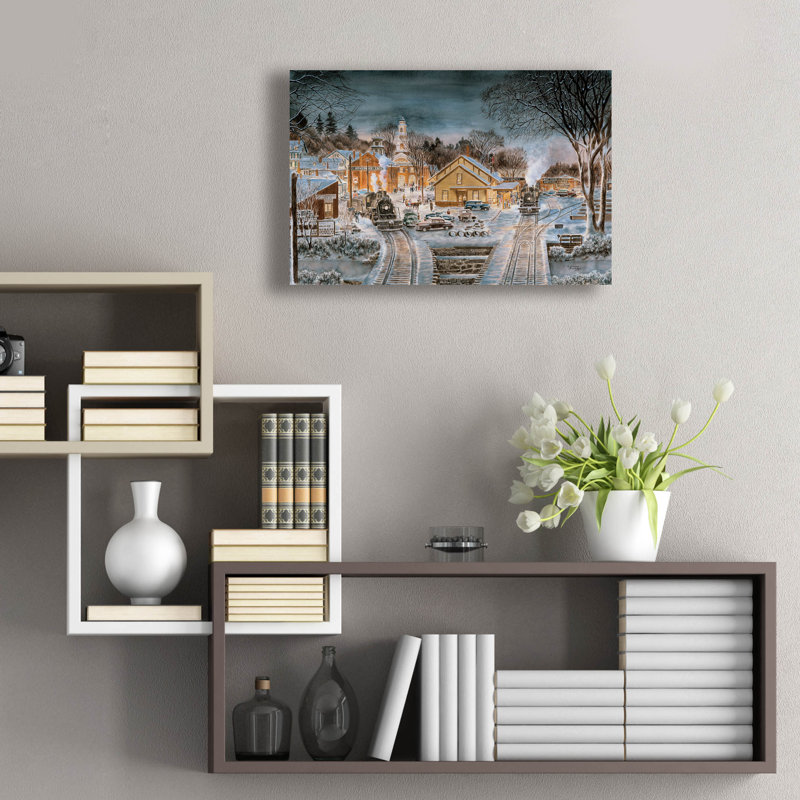 «The Homecoming» par Stanton Manolakas, art mural en verre acrylique,, H 16 po x l 24 po x P 0,2 po