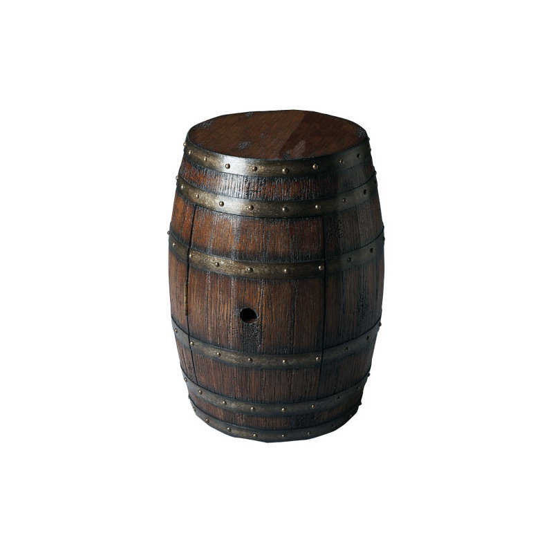 Bloomingdale Barrel End Table, Mountain Lodge