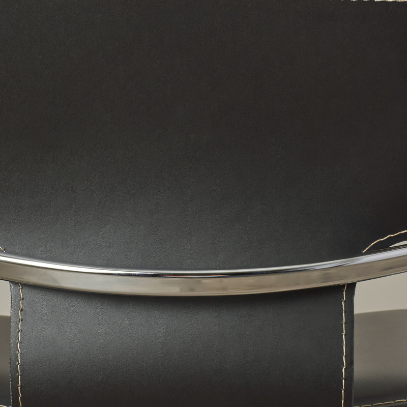 Tabouret Danielsville, Noir, Tabouret de comptoir - 26 po