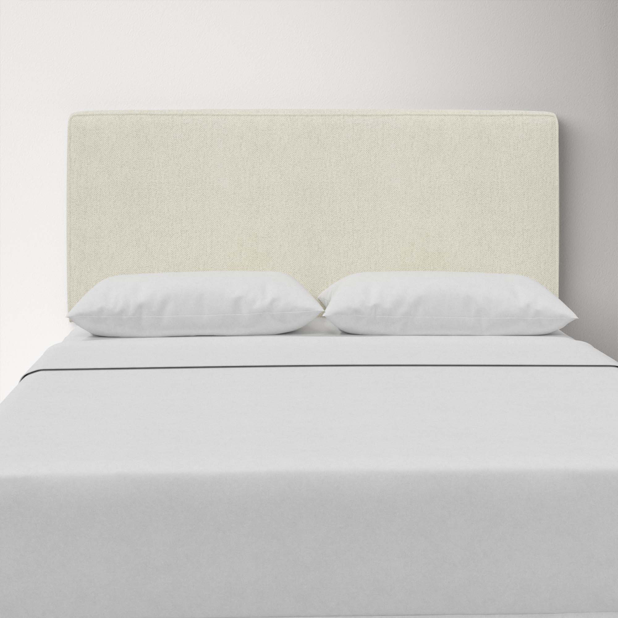 Marquise Upholstered Headboard, Milsap Canvas Sustain® Tweed, Twin
