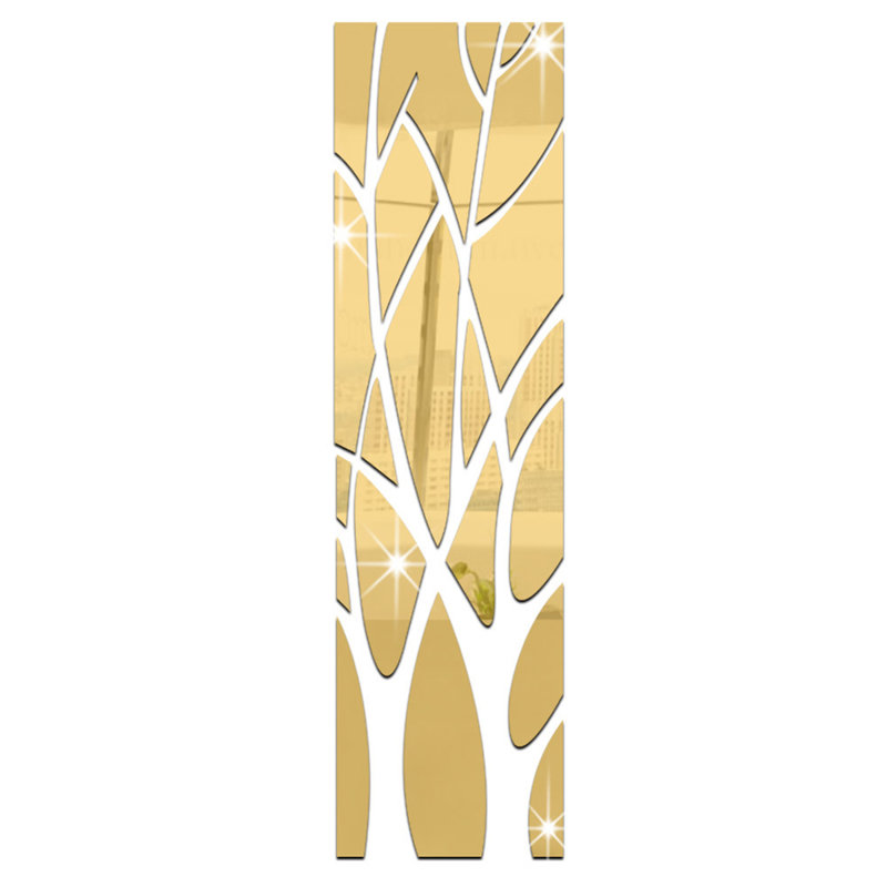 Plants & Flowers Wall Decal, Gold