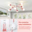 Plafonnier encastré 8 lumières rose-1140261105-1140261106