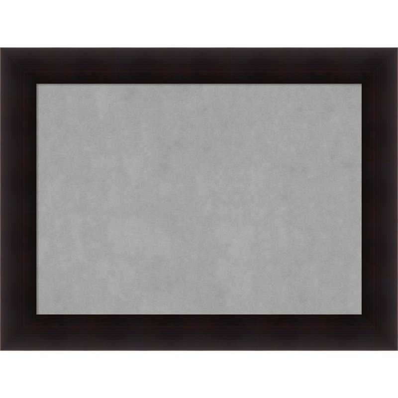 Tableau d'organisation magnétique encadré Portico Espresso, H 26 po x l 34 po