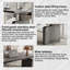 Adjustable Height Faux Marble Steel Standing Desk-1839733083-1839733077