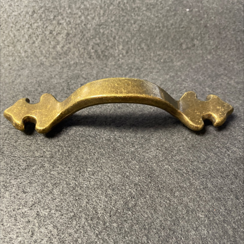 (Paquet de 5) Poignée à volutes de 3 po, anglais antique