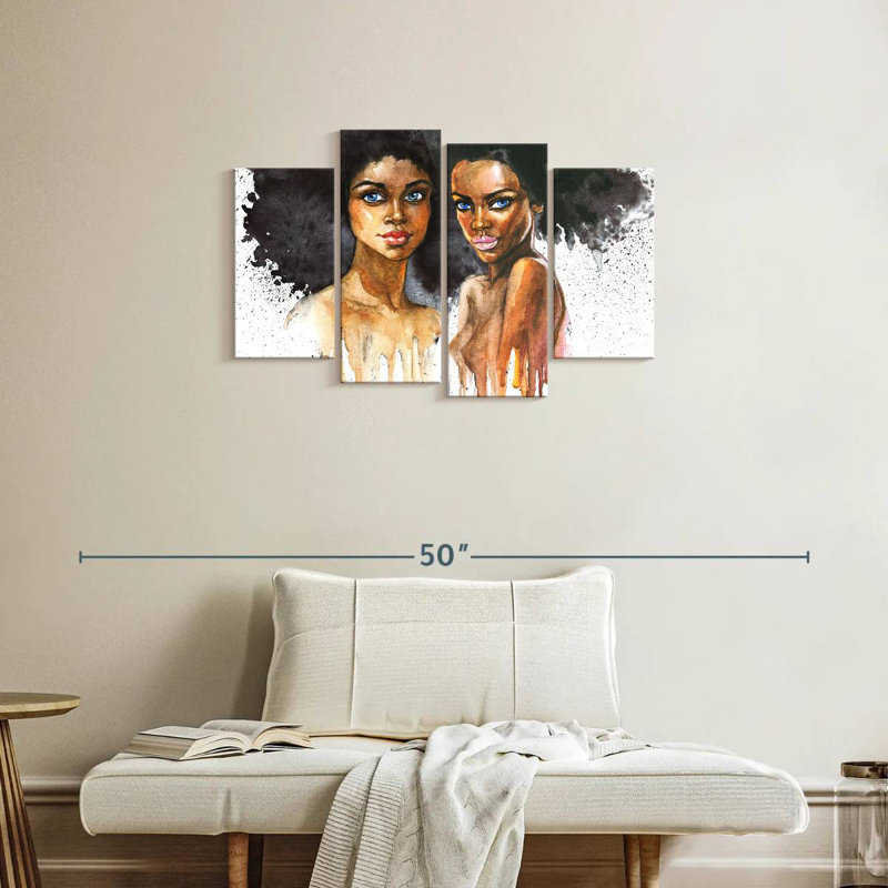 Portrait de femme Leisha, H 22 po x l 36 po