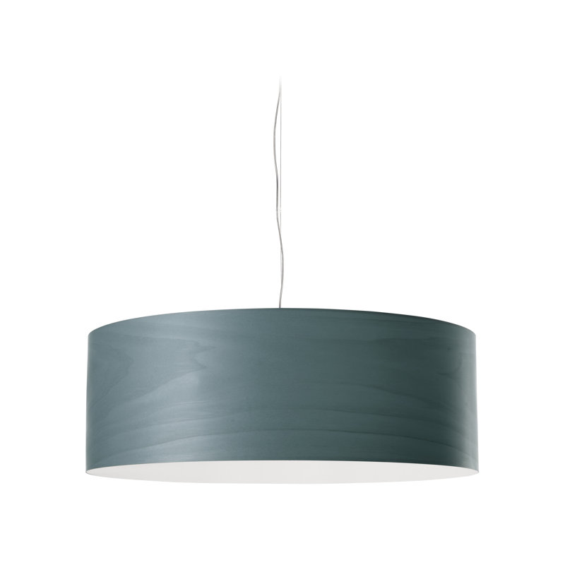 Gea 1 - Light Pendant, Natural Cherry, E26 Base, 7.8" H x 27.5" W x 27.5" D