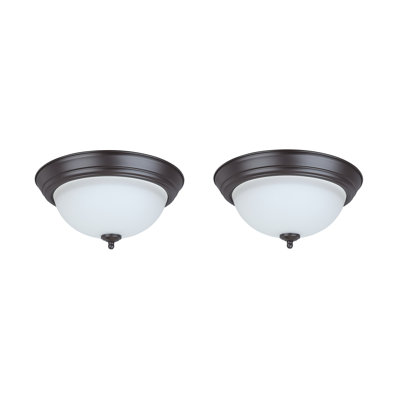 Almaraz Glass LED Flush Mount
