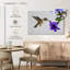 Colibri fleur mauve Brampt