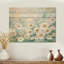 Daisy Field Charm In Summer II - Impression traditionnelle sur bois vert sur bois de pin naturel-1881165095