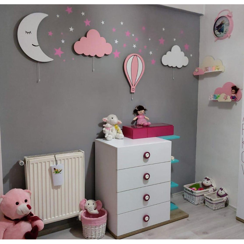 Handmade Landscape & Nature Wall Decor, Pink