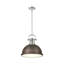 Luminaire suspendu 1 lumière avec tige Bryceton-107150042-107150045