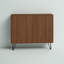 Buffet décoratif 2 portes Azerion avec 2 tablettes réglables-1509963199