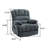 Large Size Power Chenille Upholstered Recliner Chair with Lift Base and Massage Heating Function-670331482