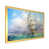 Impression dorée sur toile encadrée